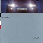 1994 Audi RS2 sales brochure